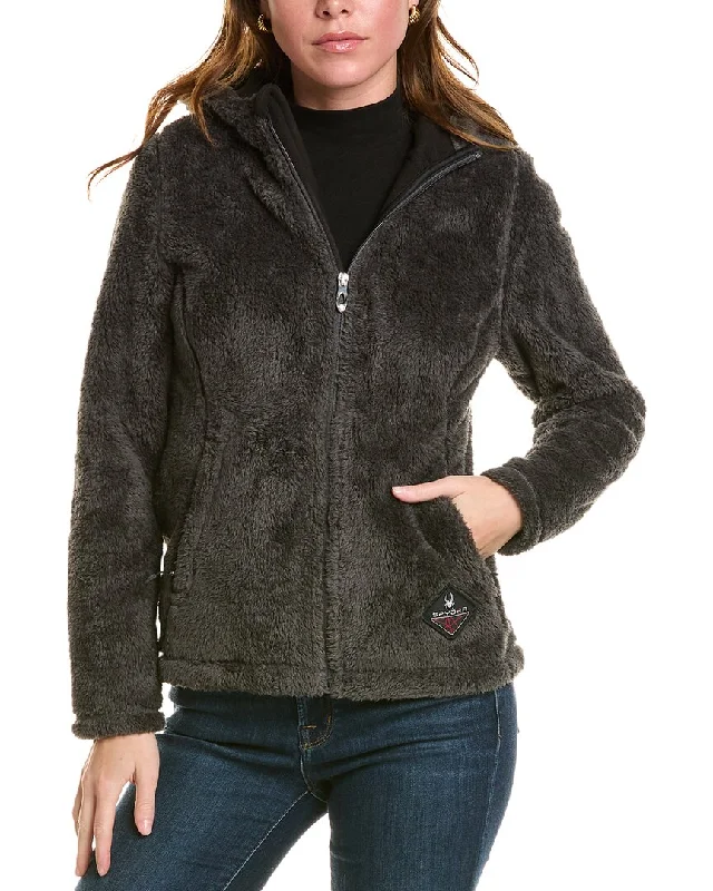 Yoga Tops for Active and Relaxing Sessions -Spyder Nick Shaggy Fleece Full Zip Jacket Yoga Tops for Active and Relaxing Sessions -Spyder Nick Shaggy Fleece Full Zip Jacket