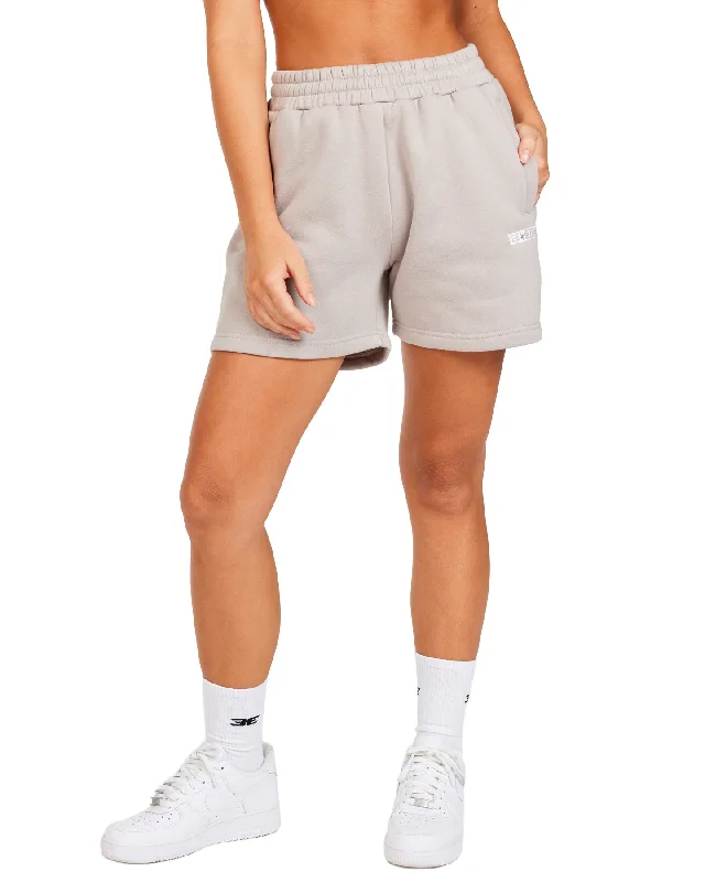 High-Waisted Yoga Shorts for Easy Movement -Staple Shorts - Taupe