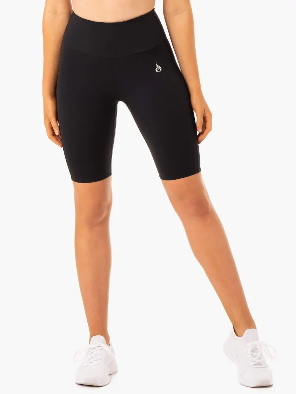 Yoga Shorts for Flexibility and Performance Training -Staples Scrunch Bum Bike Shorts - Black Yoga Shorts for Flexibility and Performance Training -Staples Scrunch Bum Bike Shorts - Black