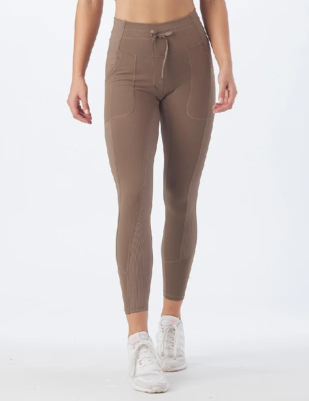 Yoga Pants for Yoga and Pilates Classes -Street Legging: Mocha