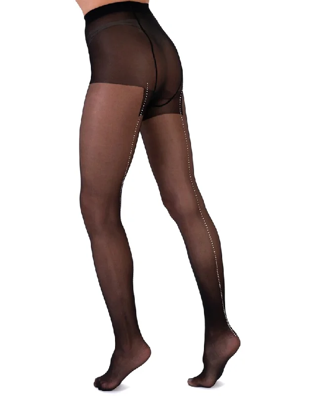 Yoga Shorts for Better Movement -STEMS Crystal Back Seam Tight