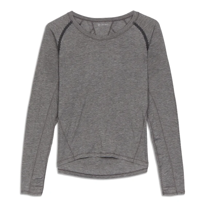 Yoga Tops for Comfortable Movement -Stop Drop And Squat Long Sleeve Shirt - Resale