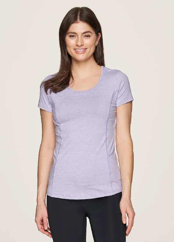 Loose Fit Yoga Tops for Easy Movement -Stratus Seamed Super Soft Tee
