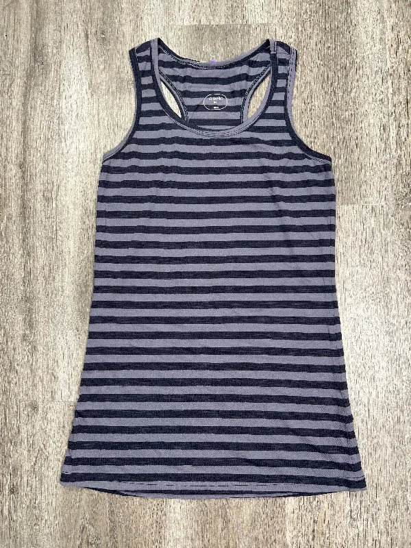 Cool Yoga Tops for Hot Weather -Striped Pattern Athletic Tank Top Cme, Size S