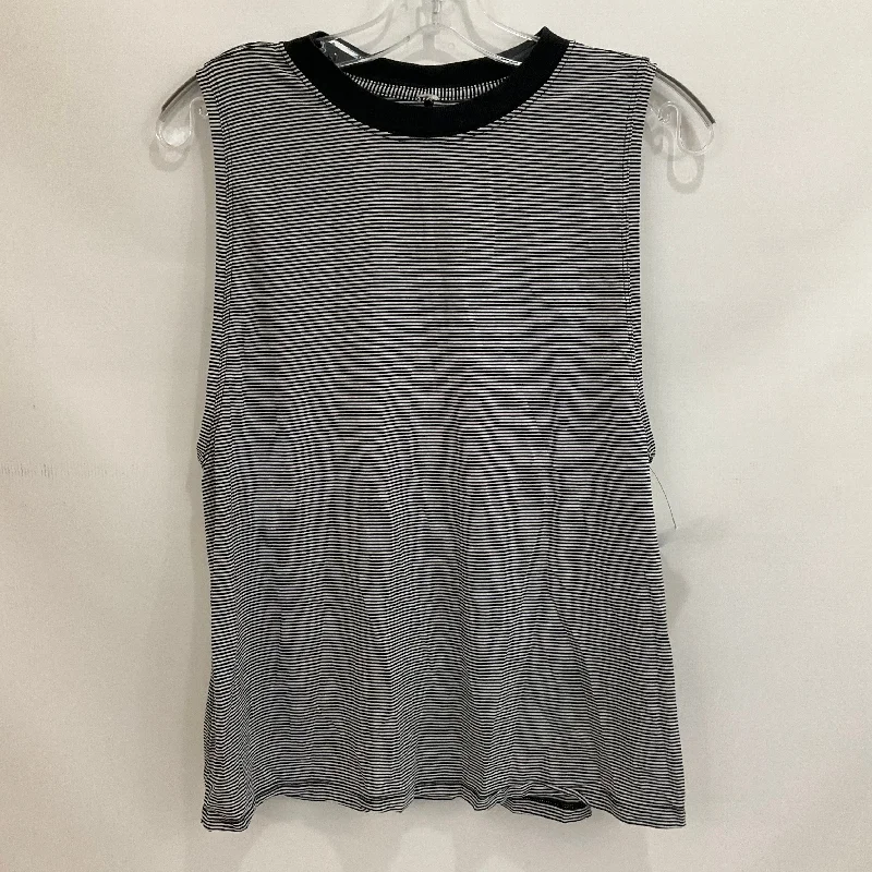 Yoga Tops for Deep Stretching Poses -Striped Pattern Athletic Tank Top Lululemon, Size 6