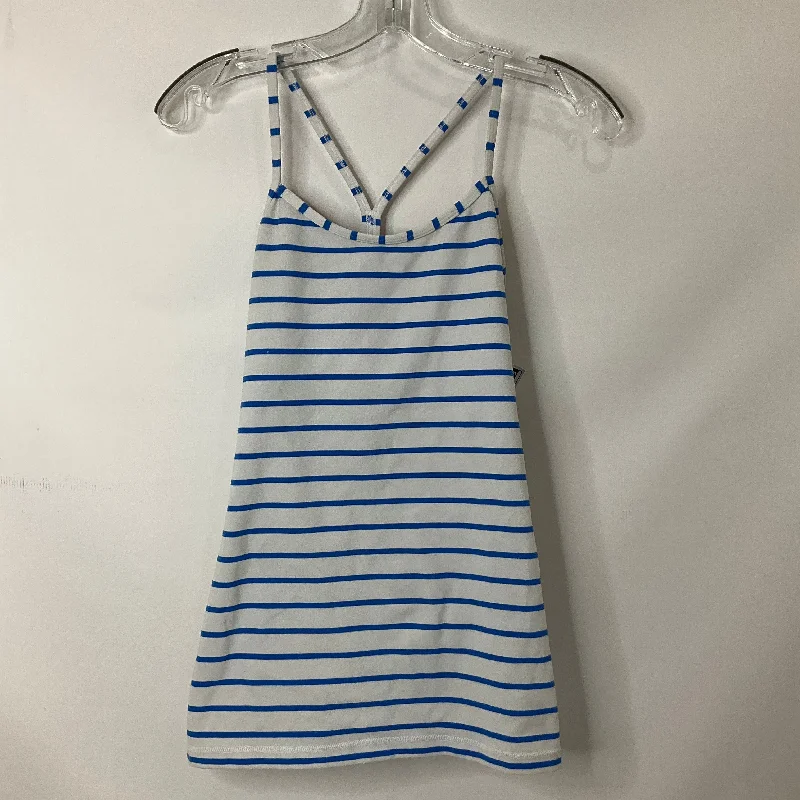 Stylish Yoga Tops for Every Yoga Practice -Striped Pattern Athletic Tank Top Lululemon, Size 8