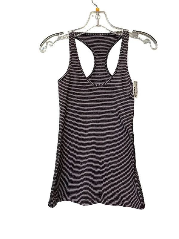 Yoga Tops for Yoga and Strength Training -Striped Pattern Athletic Tank Top Lululemon, Size S