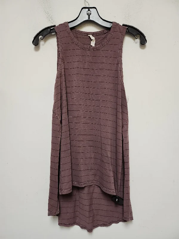 Soft and Comfortable Yoga Tops for Women -Striped Pattern Athletic Tank Top Lululemon, Size Xxs