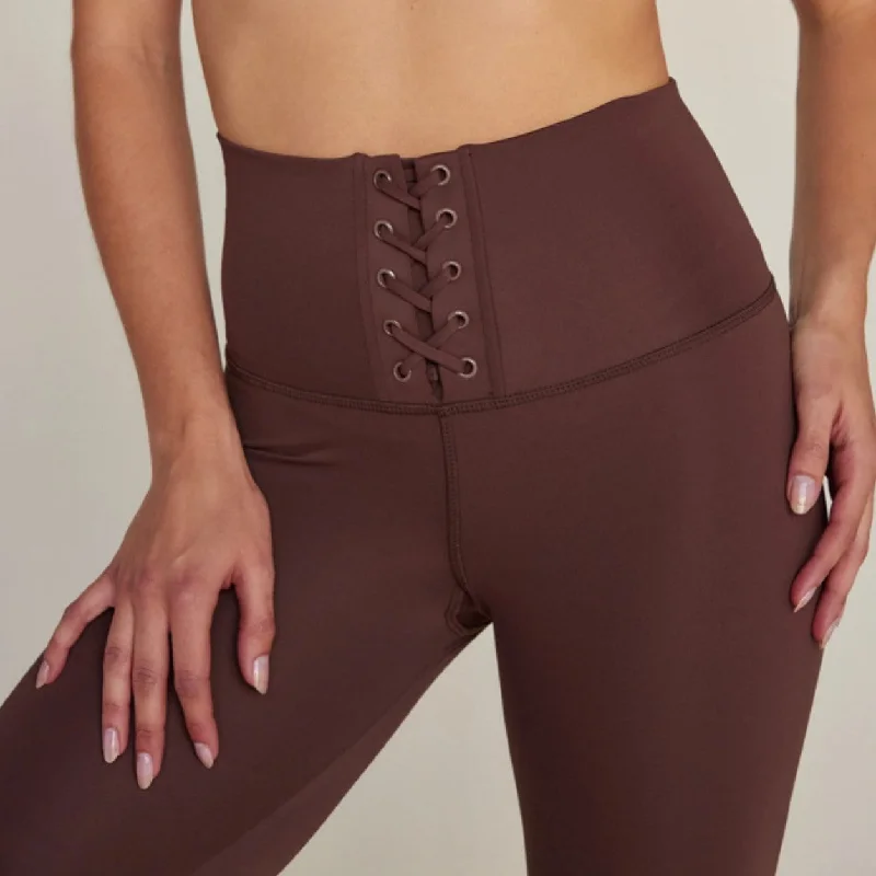 Yoga Pants for Deep Poses -Kennedy Ankle Legging - Coco