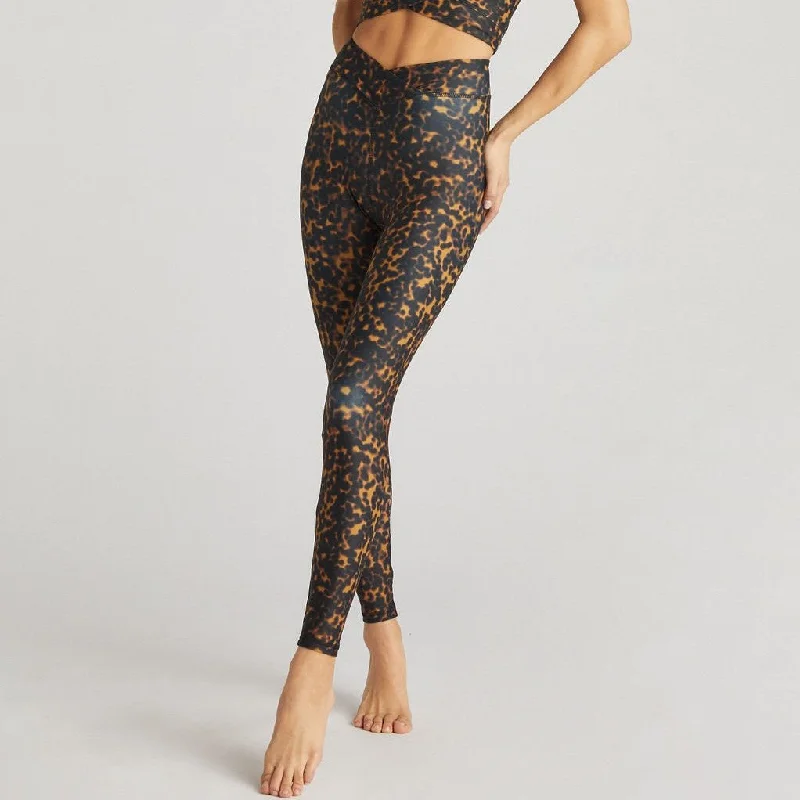 Yoga Pants for Gym and Studio Use -Madison Leggings - Tortoise