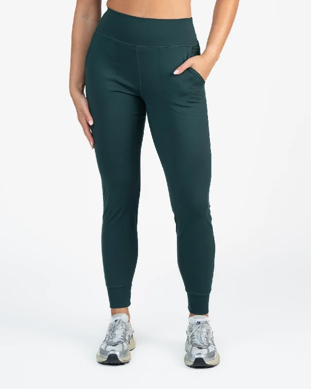 Yoga Pants for Post-Workout Recovery -Studio Skin Joggers - Juniper