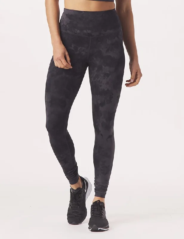 Stylish Yoga Pants for Better Movement -Sultry Legging: Black Tie-Dye