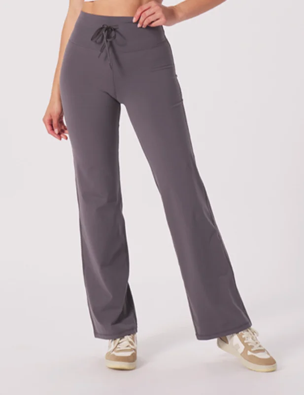 Premium Yoga Pants for Comfort -Sultry Straight Leg: Carbon
