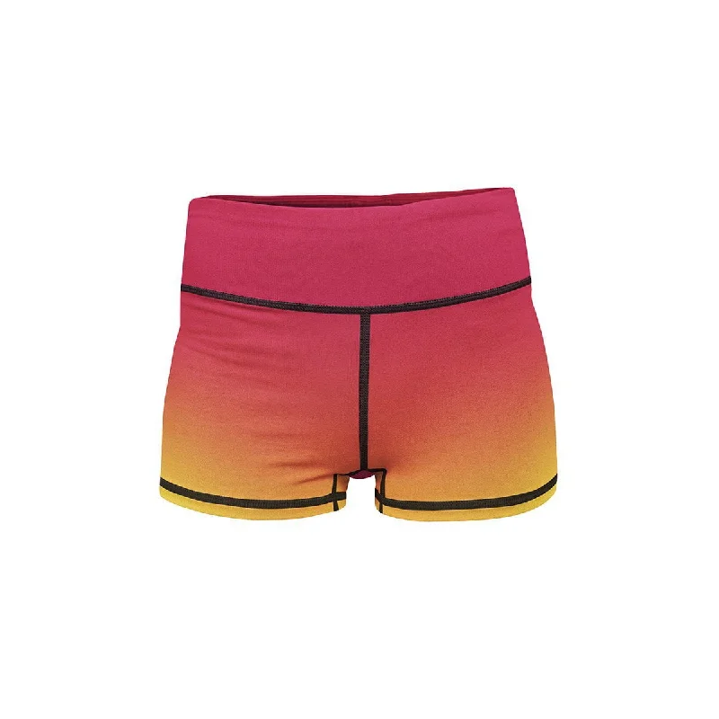 Yoga Shorts for Mobility and Comfort -Summer Sunset Yoga Shorts