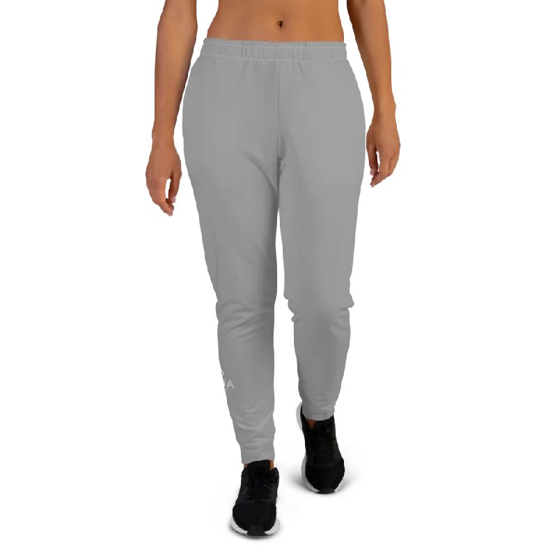 Performance Yoga Pants for Strength -Sunia Yoga Grey Women's Joggers