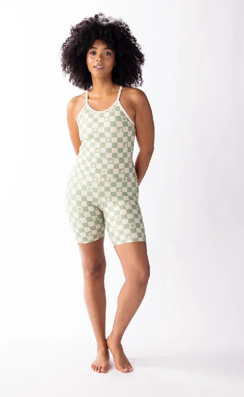 Stylish Yoga Shorts for Fitness Enthusiasts -Swaay Shorts - Checkered