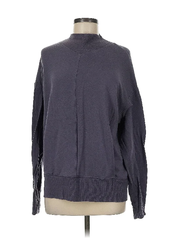 High-Waisted Yoga Tops for Support and Comfort -Sweatshirt