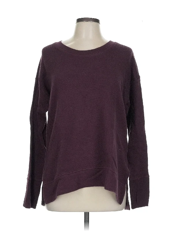 Women's Yoga Tops with High Coverage -Sweatshirt