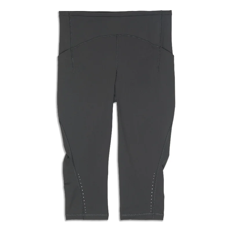 Yoga Pants for Outdoor Workouts -Swift Speed High-Rise Crop - Resale