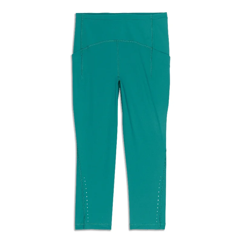 Comfortable Yoga Pants for Smooth Movement -Swift Speed High-Rise Crop - Resale