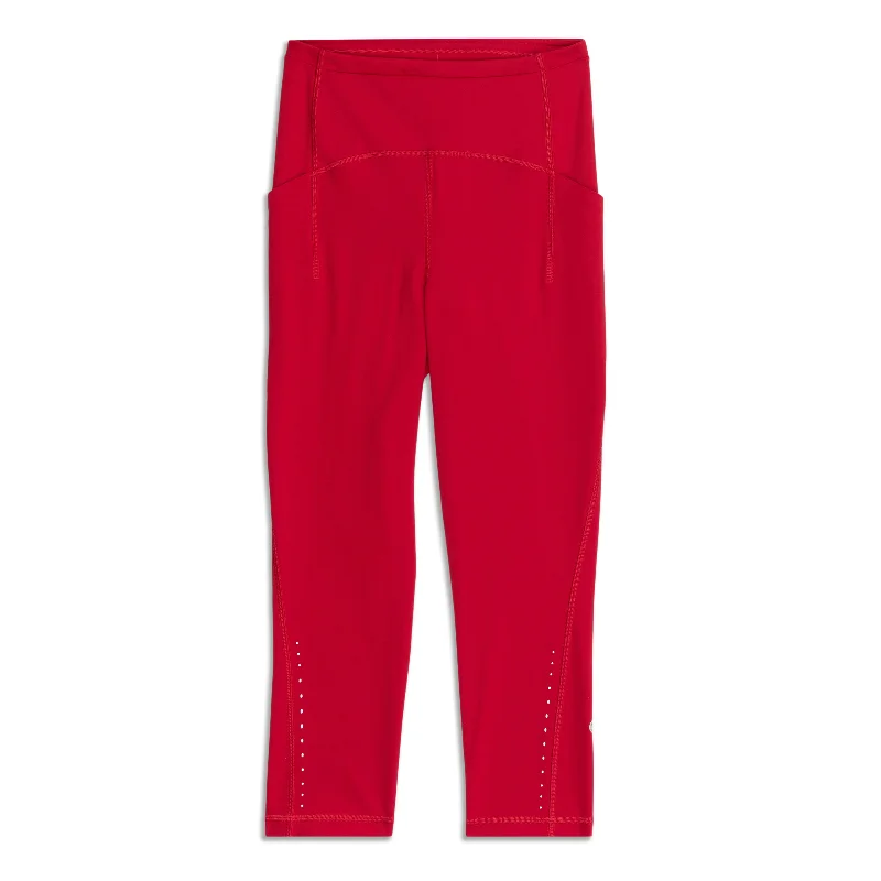 Yoga Pants with 4-Way Stretch -Swift Speed High-Rise Crop - Resale