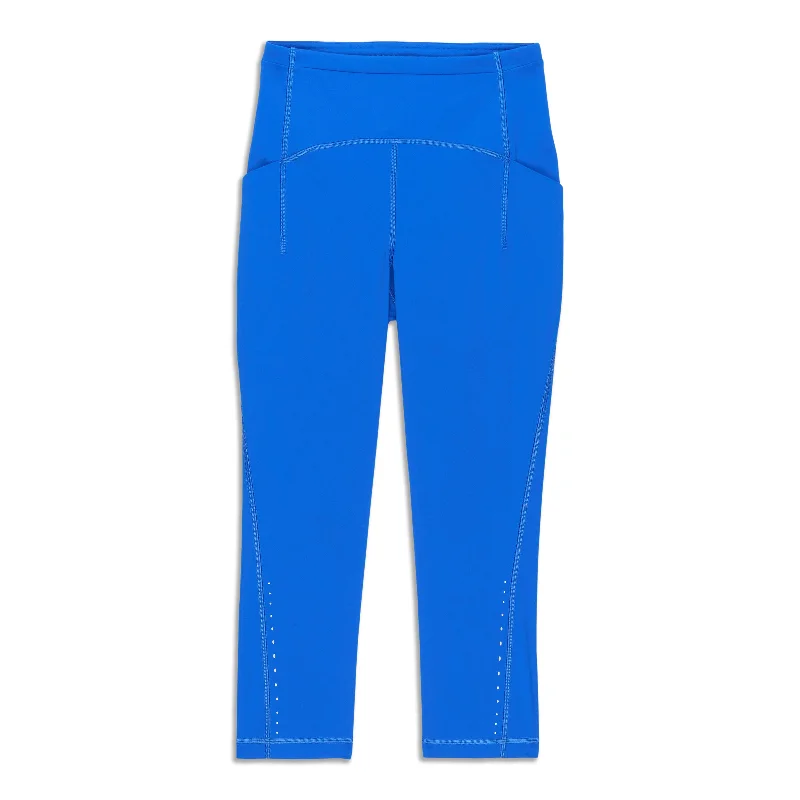 Comfortable Yoga Pants with Supportive Fit -Swift Speed High-Rise Crop - Resale