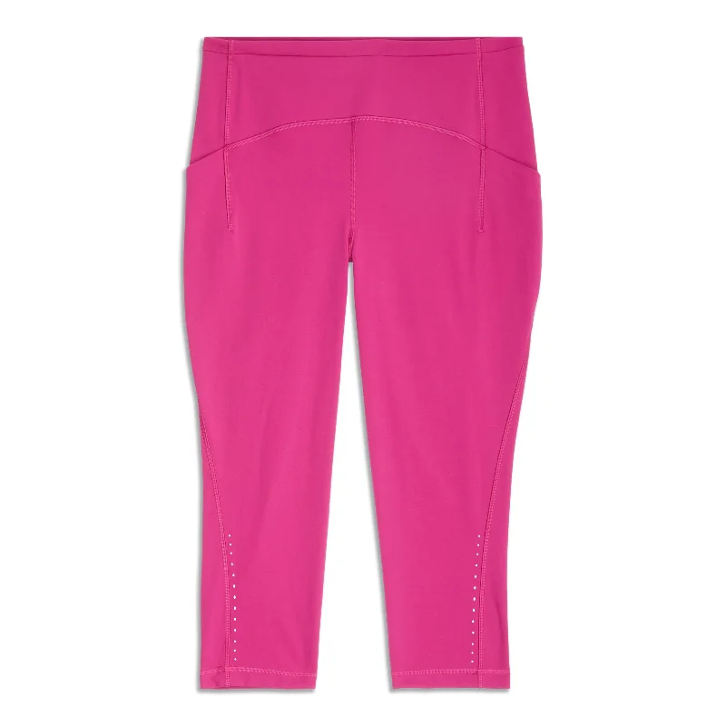 Seamless High-Waisted Yoga Pants -Swift Speed High-Rise Crop - Resale