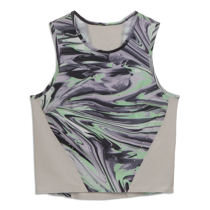 Women's Yoga Tops with Relaxed Fit -Swift Ventilated Running Tank Top - Resale