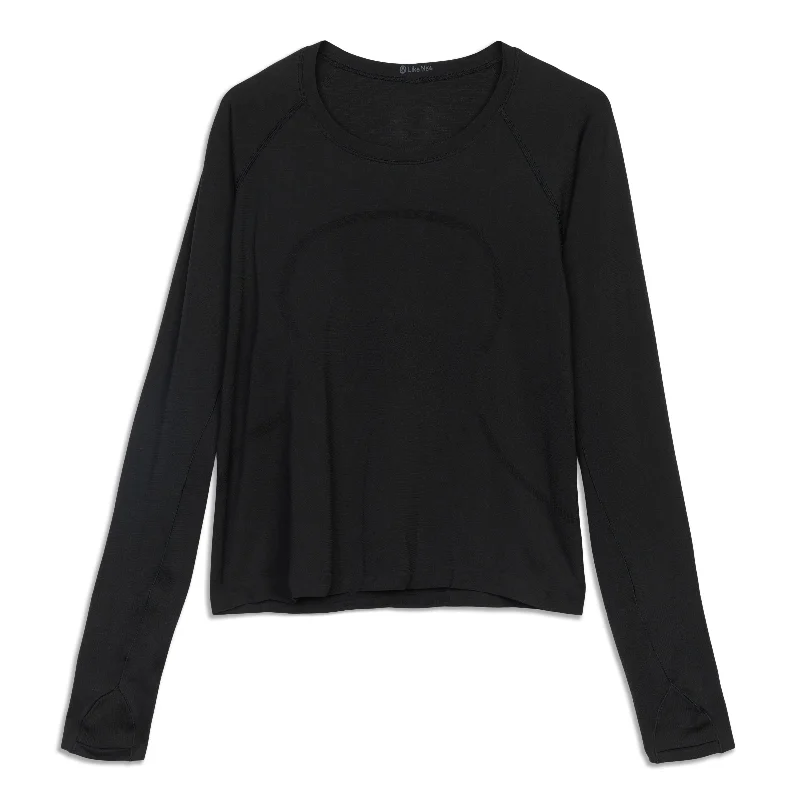 Loose Yoga Tops for Flexibility -Swiftly Tech Long-Sleeve Shirt 2.0 - Resale