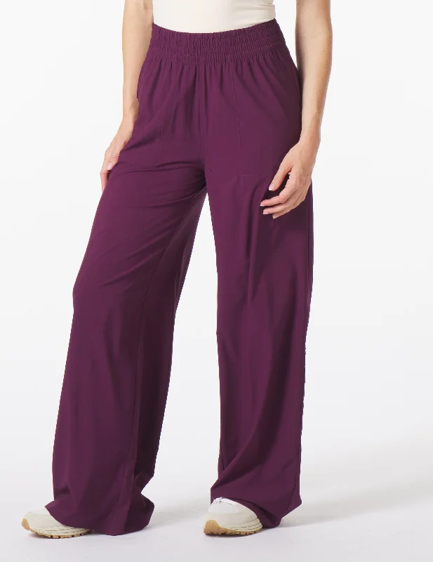 Women's Full-Length Yoga Pants -Sydney Pant: Mulberry