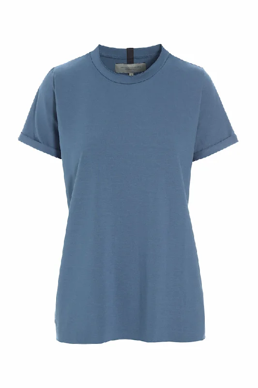 Yoga Tops for Movement and Flexibility -T-SHIRT - 96048 - DUSTY BLUE
