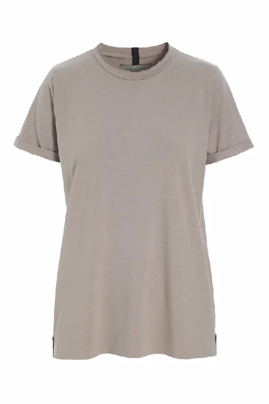 Women's Yoga Tops with Breathable Materials -T-SHIRT - 96048 - SAND