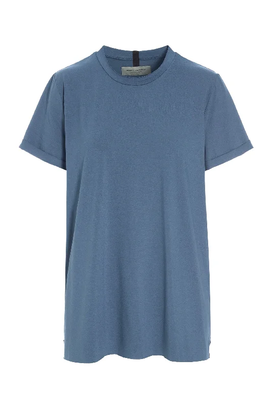 Yoga Tops for Intense Core Training -T-SHIRT - 96089 - DUSTY BLUE