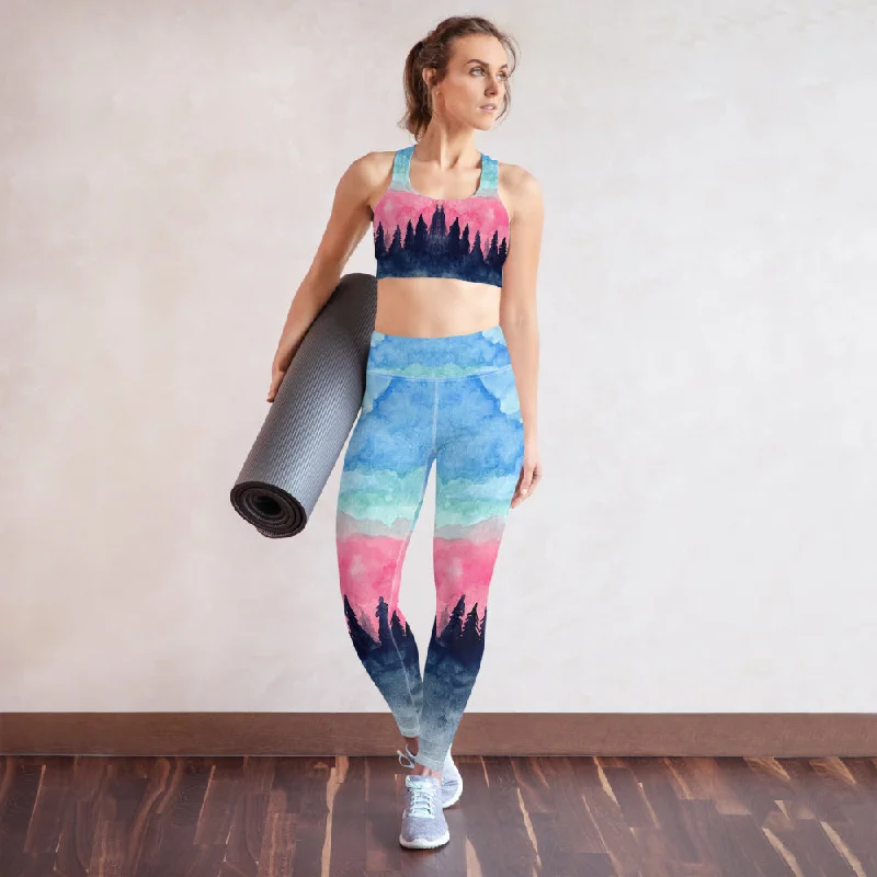 Soft and Breathable Yoga Pants -Tada High Waist Womens Yoga Leggings