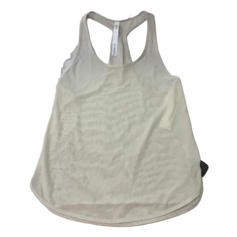 Versatile Yoga Tops for All Types of Yoga -Tan  Athletic Tank Top By Lululemon  Size: S