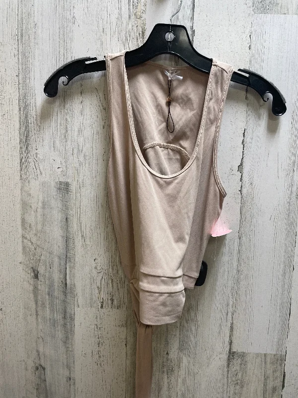 Yoga Tops for Better Movement -Tan Athletic Tank Top Calia, Size Xs