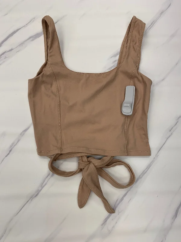 Yoga Tops for Comfort and Style -Tan Athletic Tank Top Lululemon, Size 6