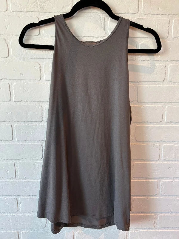 Yoga Tops for Active Women -Taupe Athletic Tank Top Zella, Size S