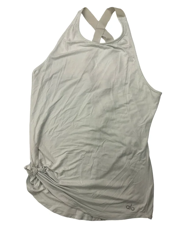 Yoga Tops for Softness and Comfort -Teal Athletic Tank Top Alo, Size M