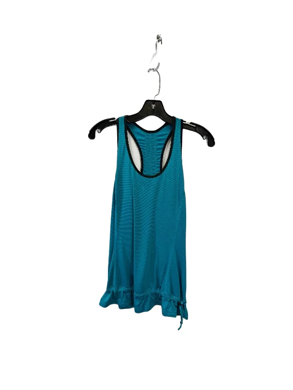 Affordable Yoga Tops for Women -Teal Athletic Tank Top Lululemon, Size S