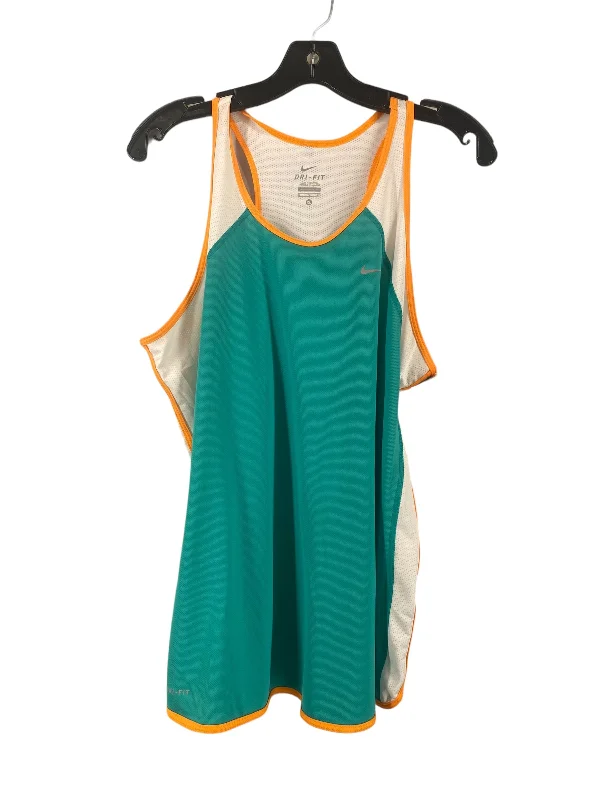 Yoga Tops for Increased Comfort and Mobility -Teal Athletic Tank Top Nike, Size Xl