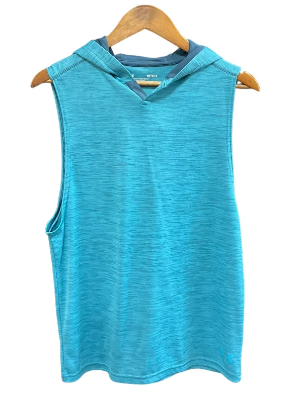 Yoga Tops for Comfortable and Flexible Movement -Teal Athletic Tank Top Under Armour, Size M