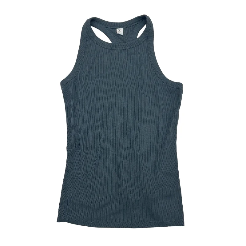 Women's Yoga Tops with Relaxed Fit -TEAL OLD NAVY ATHLETIC TANK TOP, Size M