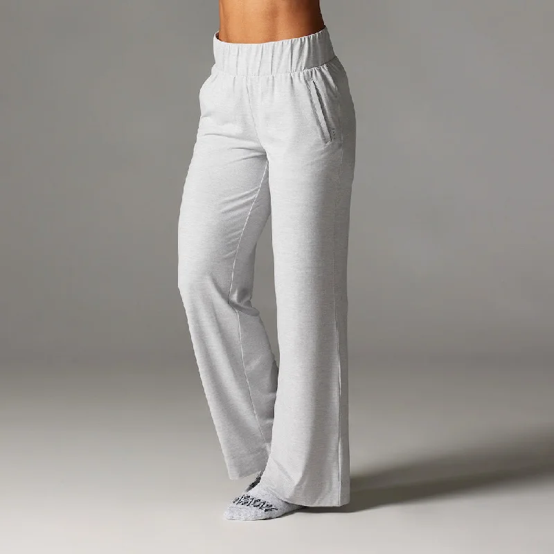 Yoga Pants with Shaping Waistband -Tec Knit Wide Leg Pant