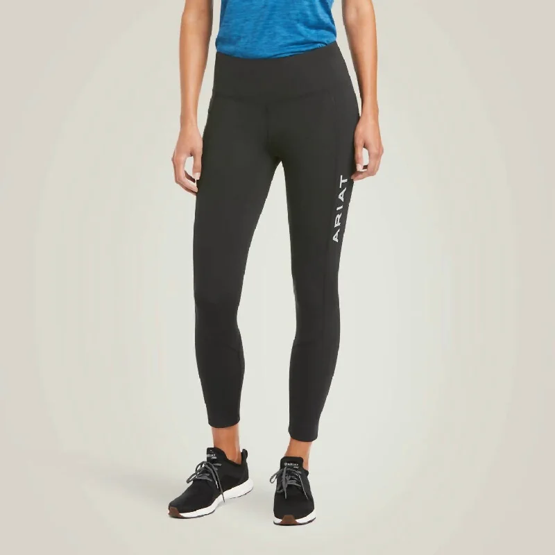 Yoga Shorts for Relaxation Poses -Tek Tight Leggings In Black