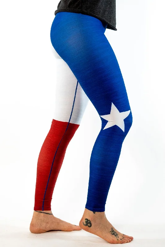 Yoga Pants for Intense Stretching -Texas Flag Yoga Pants *FINAL SALE*