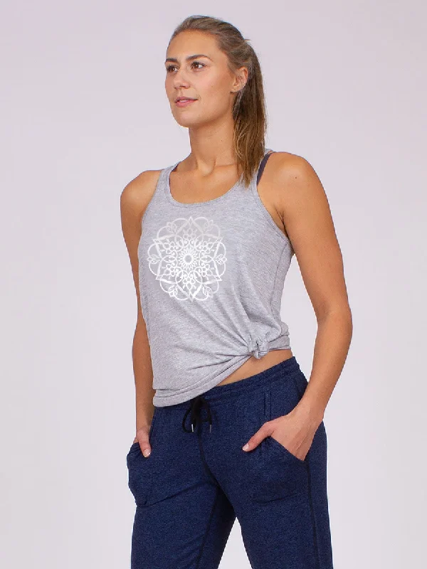 Comfortable Full Coverage Yoga Pants -The Mandala Flow Top