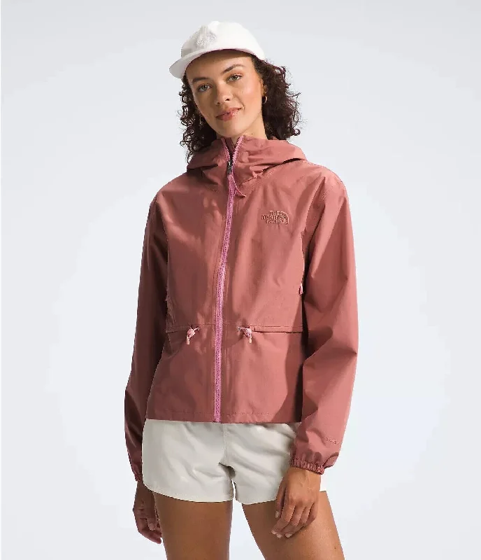 Lightweight Yoga Shorts for Hot Yoga -The North Face Daybreak NF0A86NZNXQ Rain Jacket Women's Pink Full Zip SGN1059 Lightweight Yoga Shorts for Hot Yoga -The North Face Daybreak NF0A86NZNXQ Rain Jacket Women's Pink Full Zip SGN1059