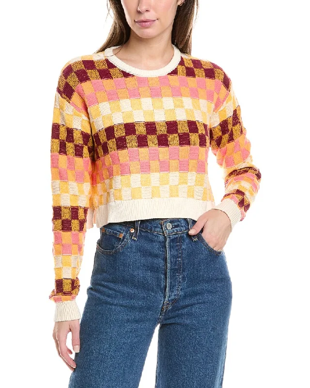 High-Performance Yoga Tops for Women -THE UPSIDE Checkmate Karlie Top