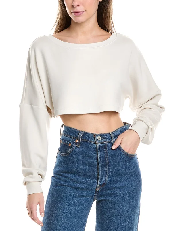 Yoga Tops for Stretching Poses -THE UPSIDE Limber Cropped Top